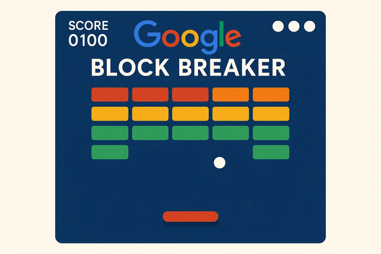 Google Block Breaker